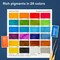 Professional Watercolor Paint Set for Adults - 24 Pigment-Rich Colors, XL Pans, ASTM-I Lightfastness, High Tinting Strength Watercolor Set for Professionals made by Professionals